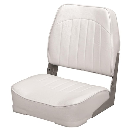 Hard Top Wise 8WD734PLS-710 Low Back Economy Fishing Boat Seat - White HA3077627